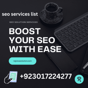 seo services list 